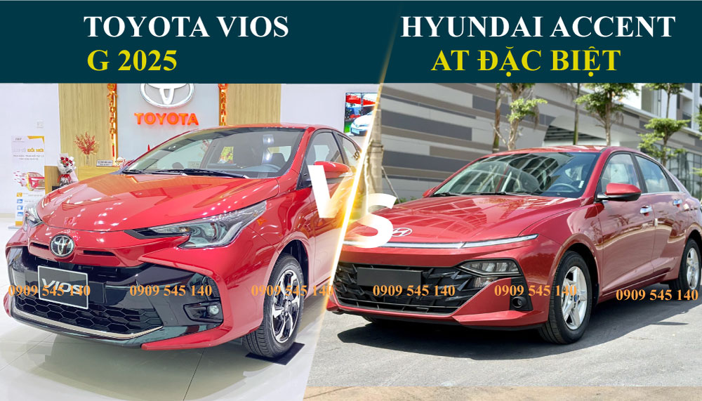sanh sanh chi tiet hyundai accent 1.5 at dac biet va toyota vios 1.5g 2025