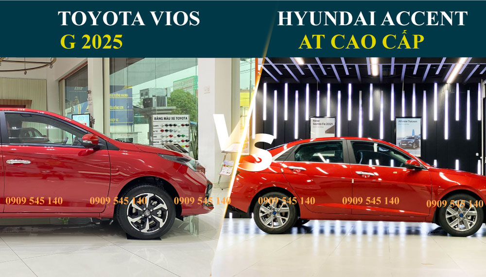 toyota vios g 2025 va hyundai accent 1.5 at cao cap